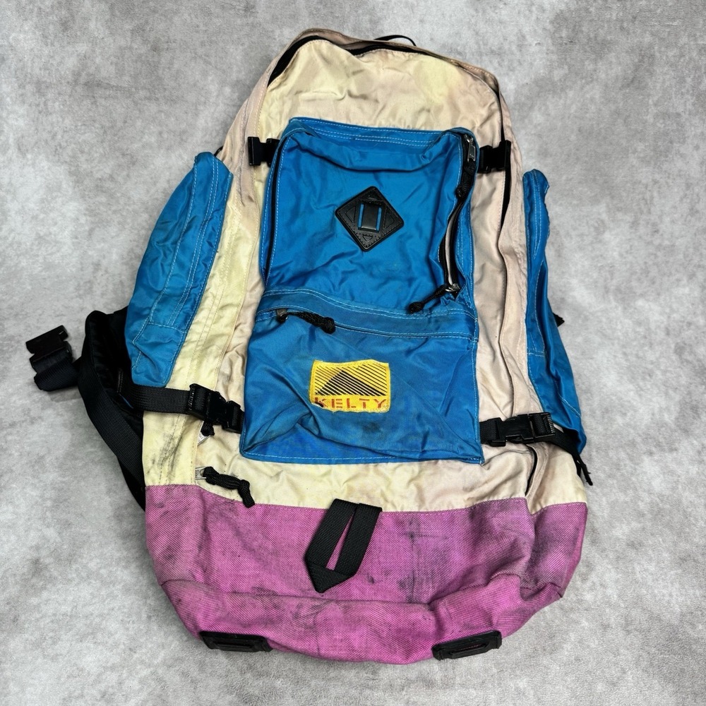 Vintage Kelty Red Wing Backpack Internal Frame Hiking Day Pack 80s Size Large